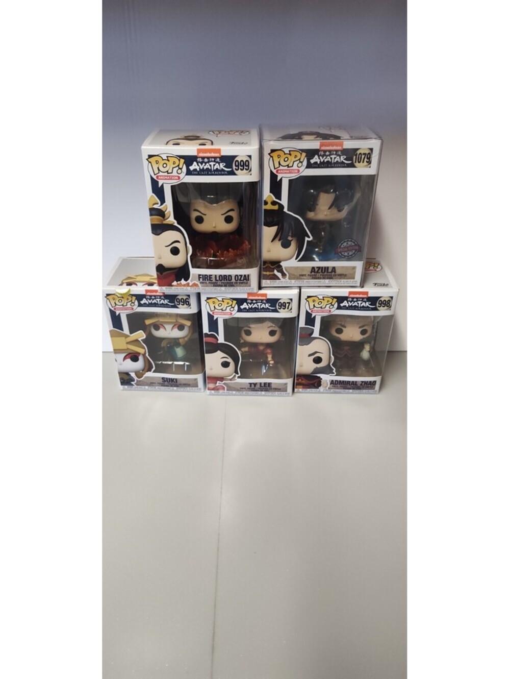 Funko Pop Avatar The Last Airbender Lot of 5 Azula Suki Ty Lee Ozai Zhao